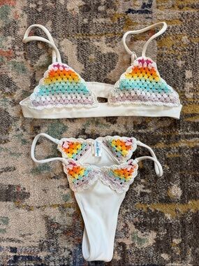 Andi Bagus rainbow bikini size xs